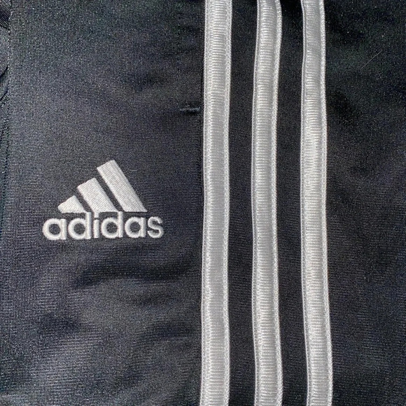 ADIDAS tricot joggers pull on elastic waistband 2 side slip pockets NEW size 8 - Picture 4 of 12